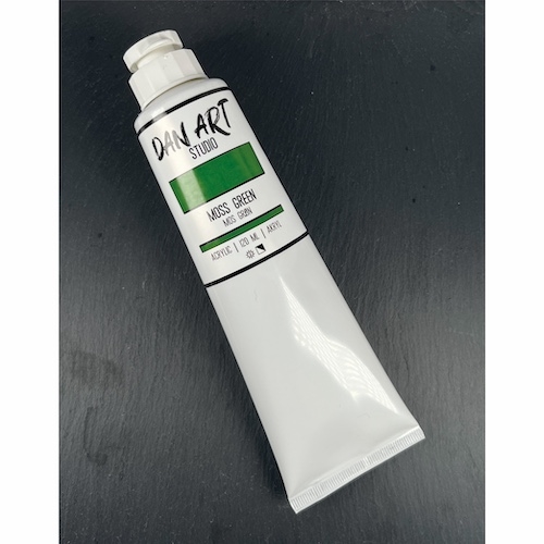 Dan Art Akryl maling Mos grøn 120ml